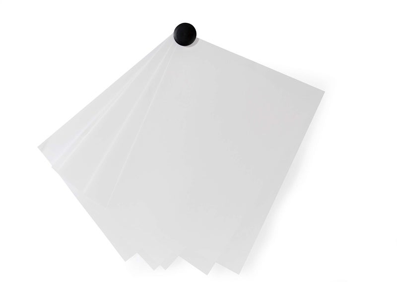 Audio-Visual Direct High Powered Magnets for Glass Dry-Erase Boards, Set of 5 Black - Image 2